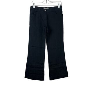 Jigsaw 100% Linen Wide Leg Pants